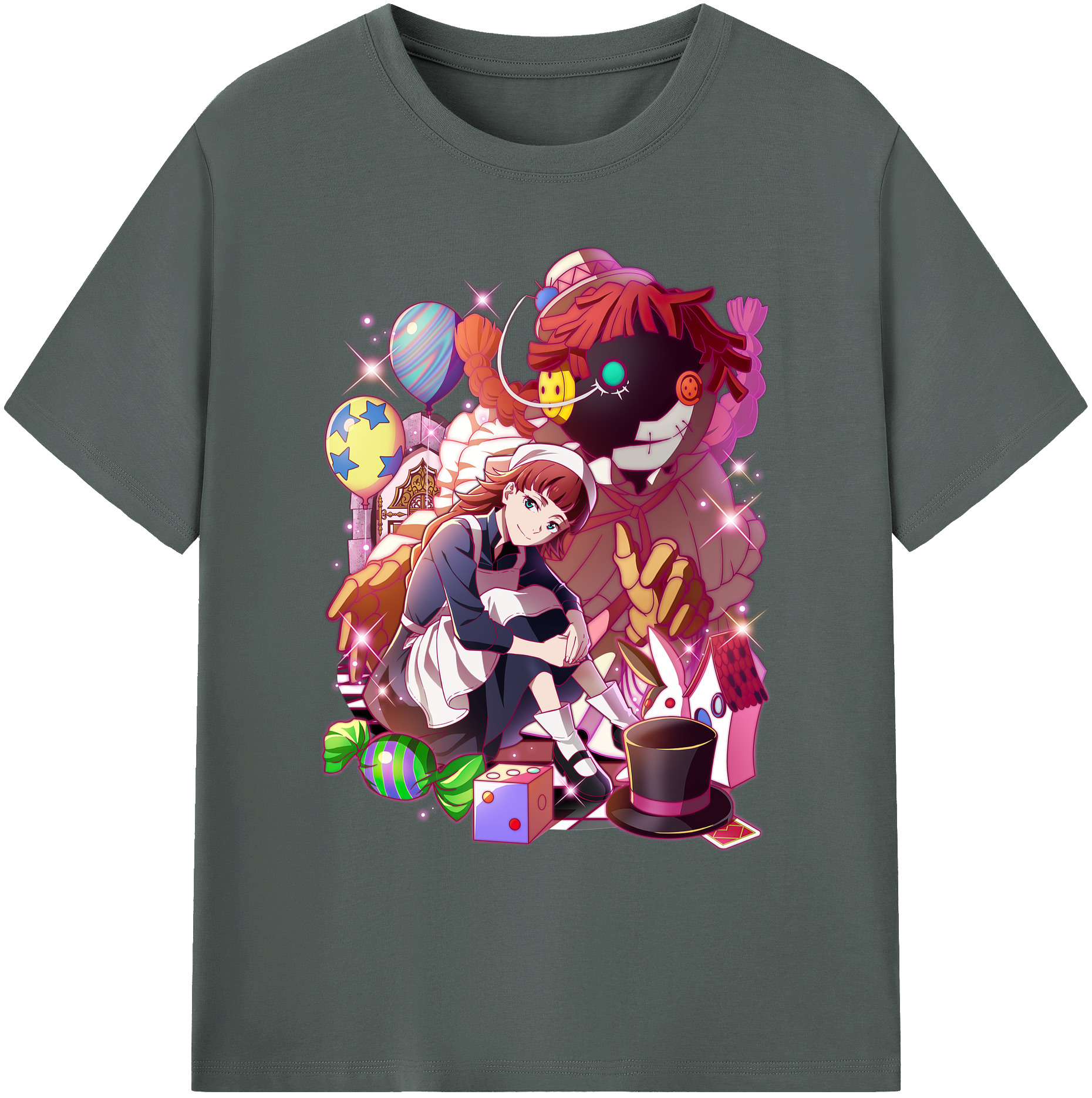 （画像用） 文豪ストレイドッグス Bungo Stray Dogs 綿100％ メンズ半袖Tシャツ｜肌触りやわらか＆通気性